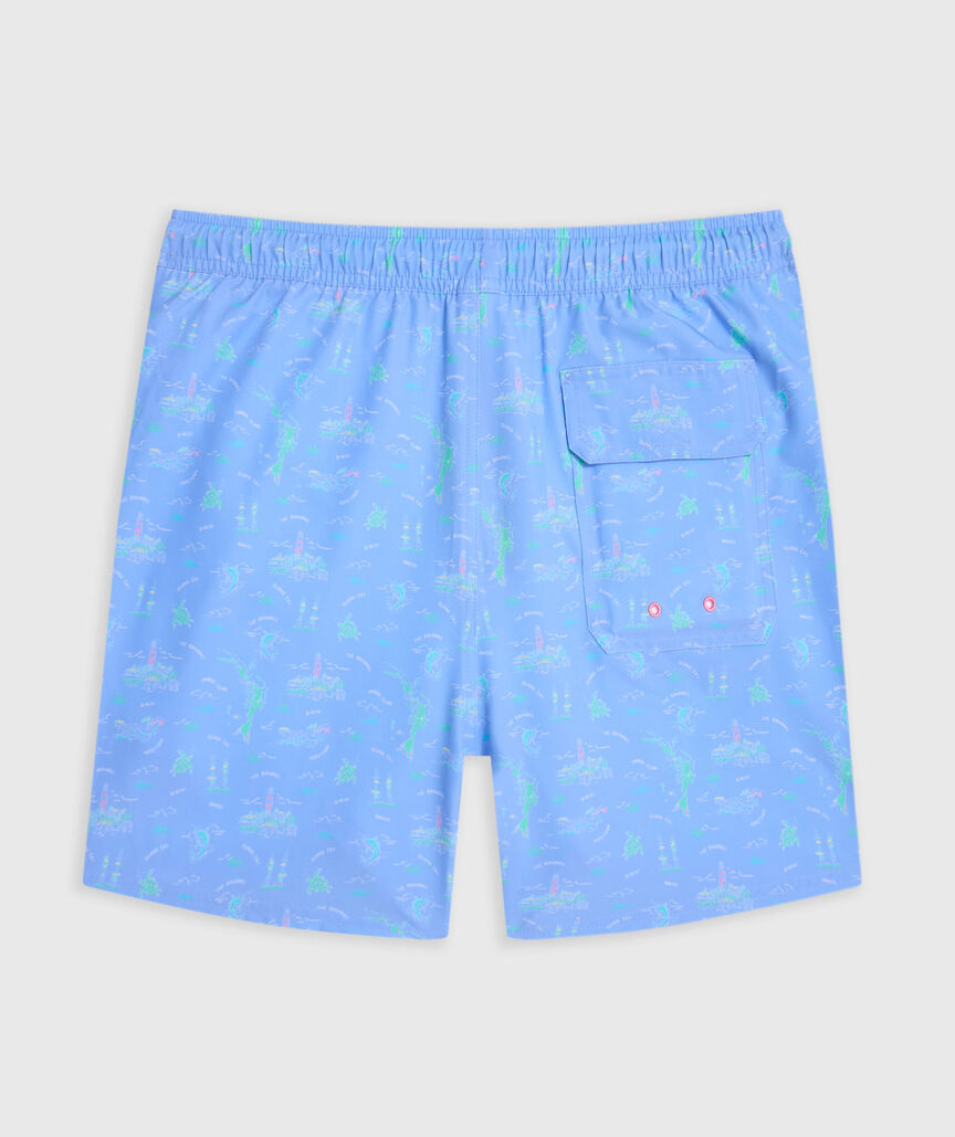 OUTLET 5 Inch Hope Scenic Chappy Swim Trunks