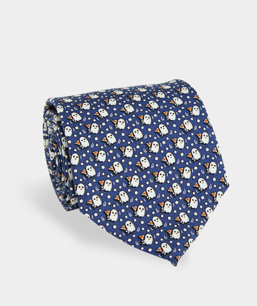 Tipsy Ghost Silk Tie