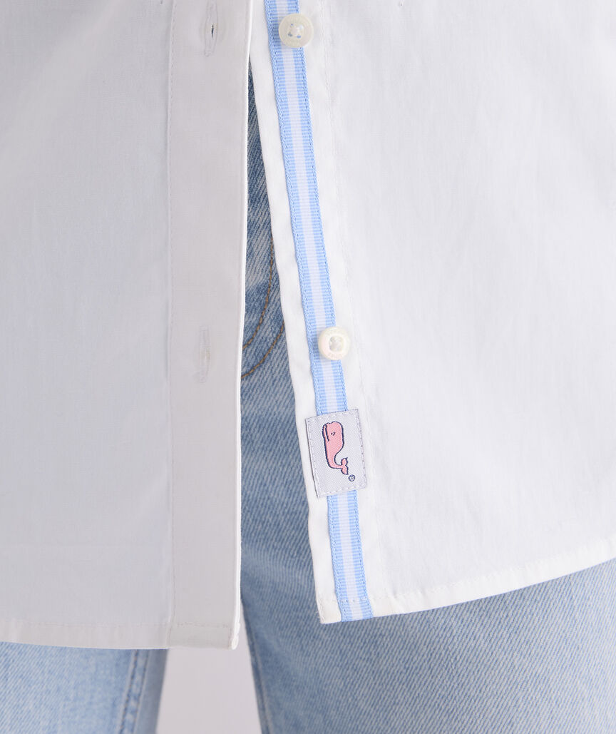 Birdie Grosgrain Button-Down