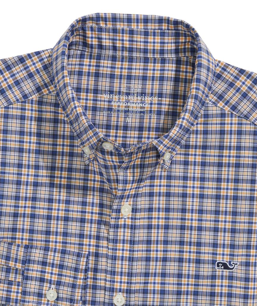 OUTLET Performance Plaid Shirt