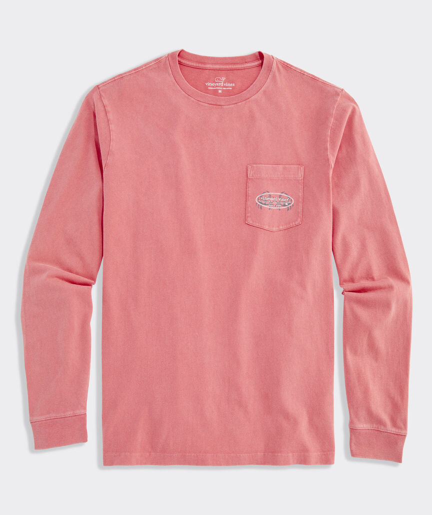 Surf Logo Crabs Long-Sleeve Pocket Tee