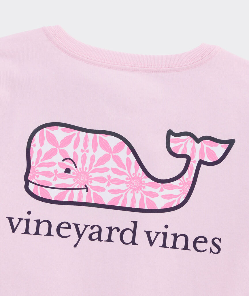 Girls' Haven Tile Whale Fill Short-Sleeve Pocket Tee