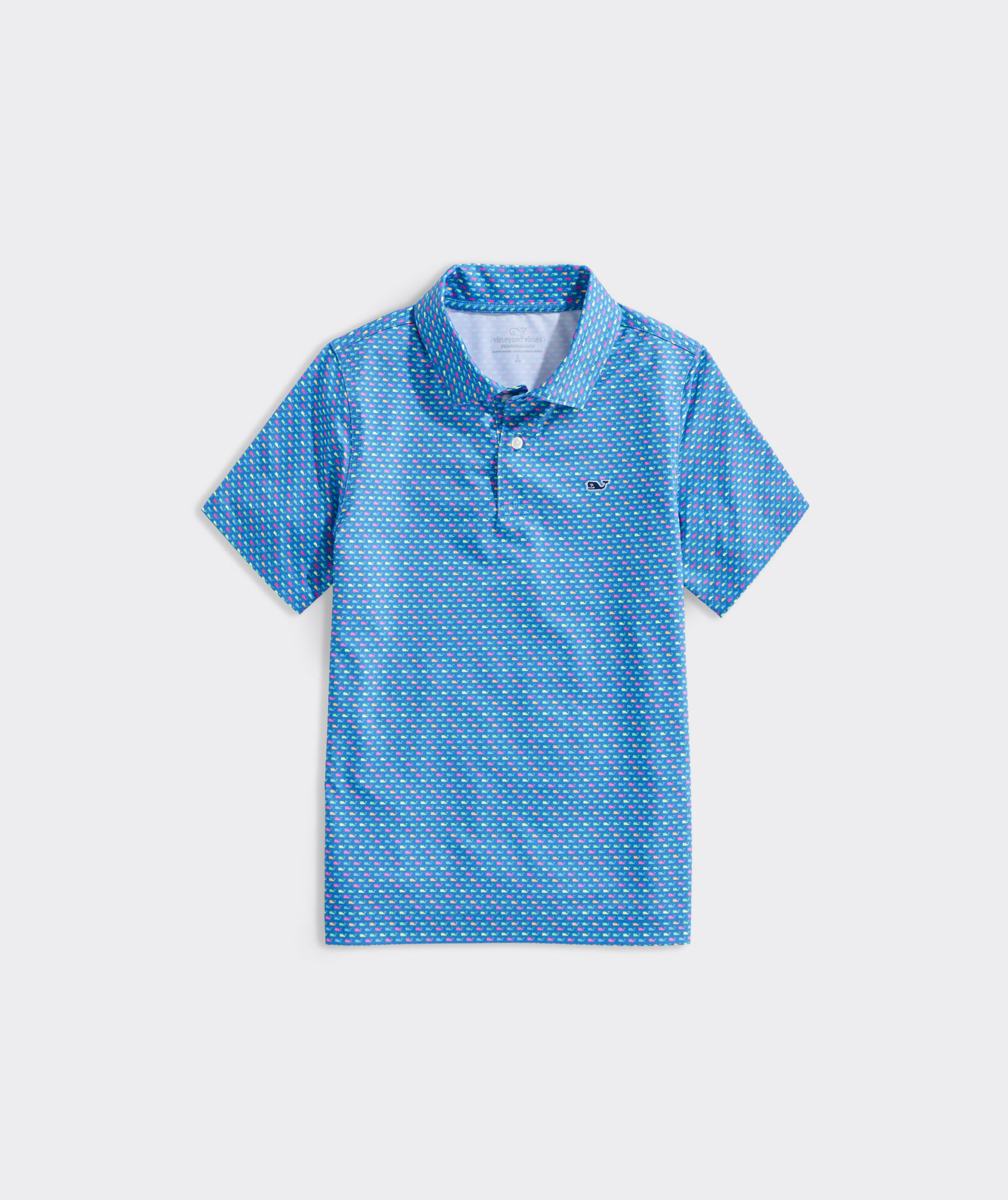 OUTLET Boys' Micro Whale Performance Polo