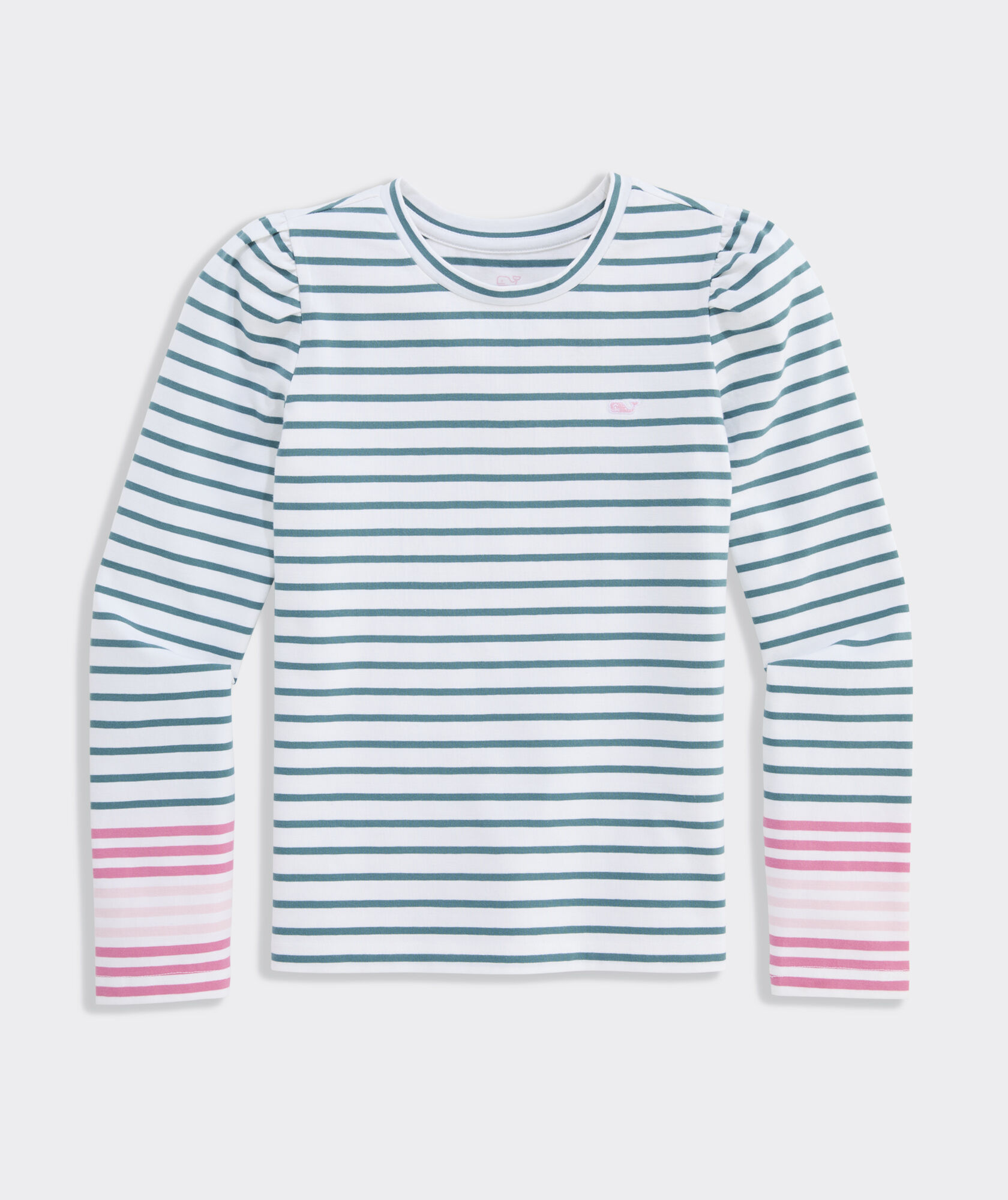 Girls' Puff-Sleeve Jersey Top