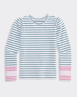 Girls' Puff-Sleeve Jersey Top