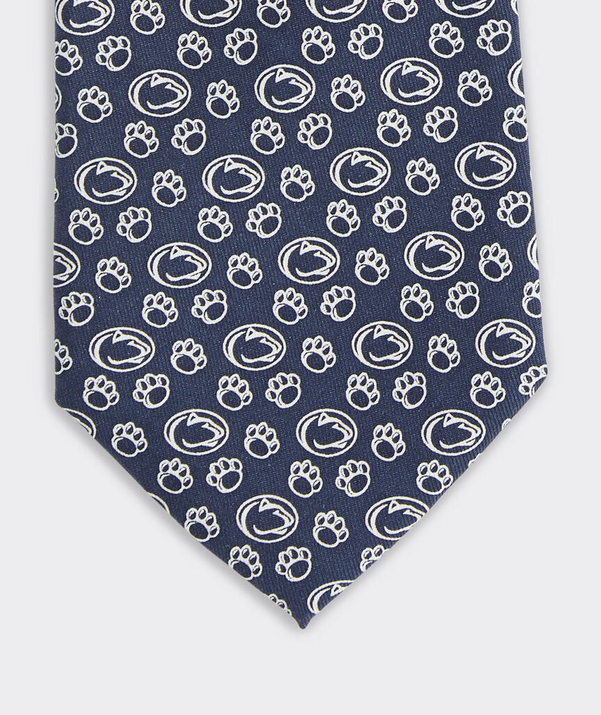 Penn State University Paw Silk Tie