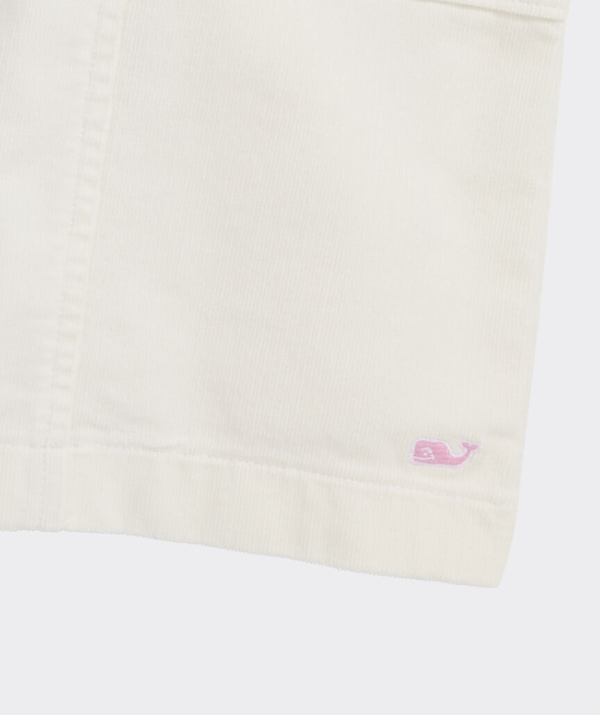 Girls' Corduroy Button-Front Skirt