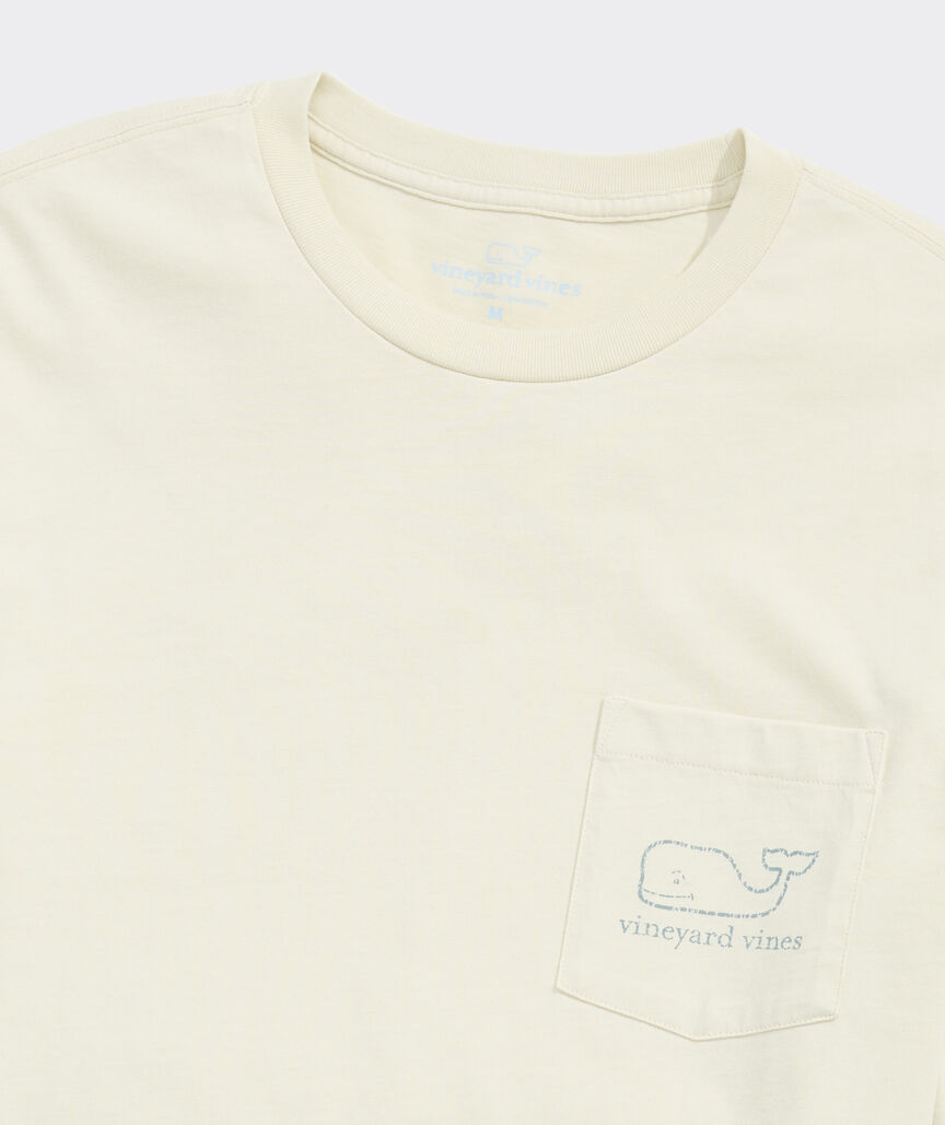 Vintage Whale Long-Sleeve Pocket Tee