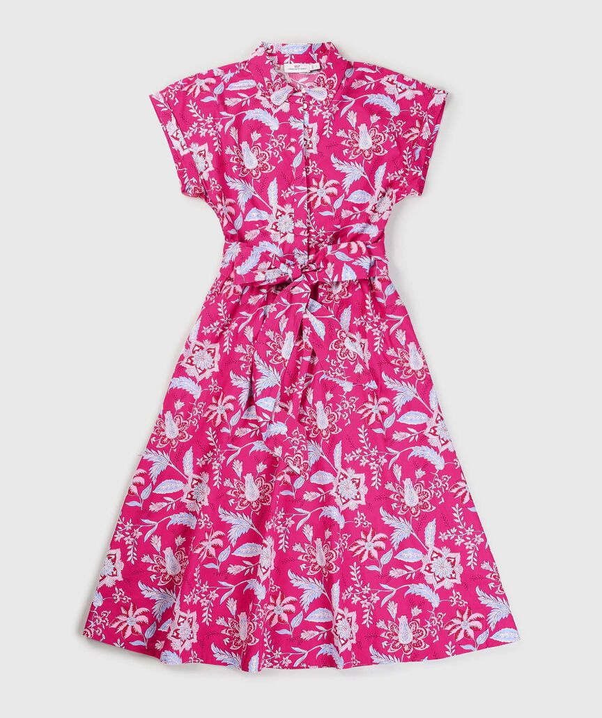 OUTLET Printed Midi Shirtdress
