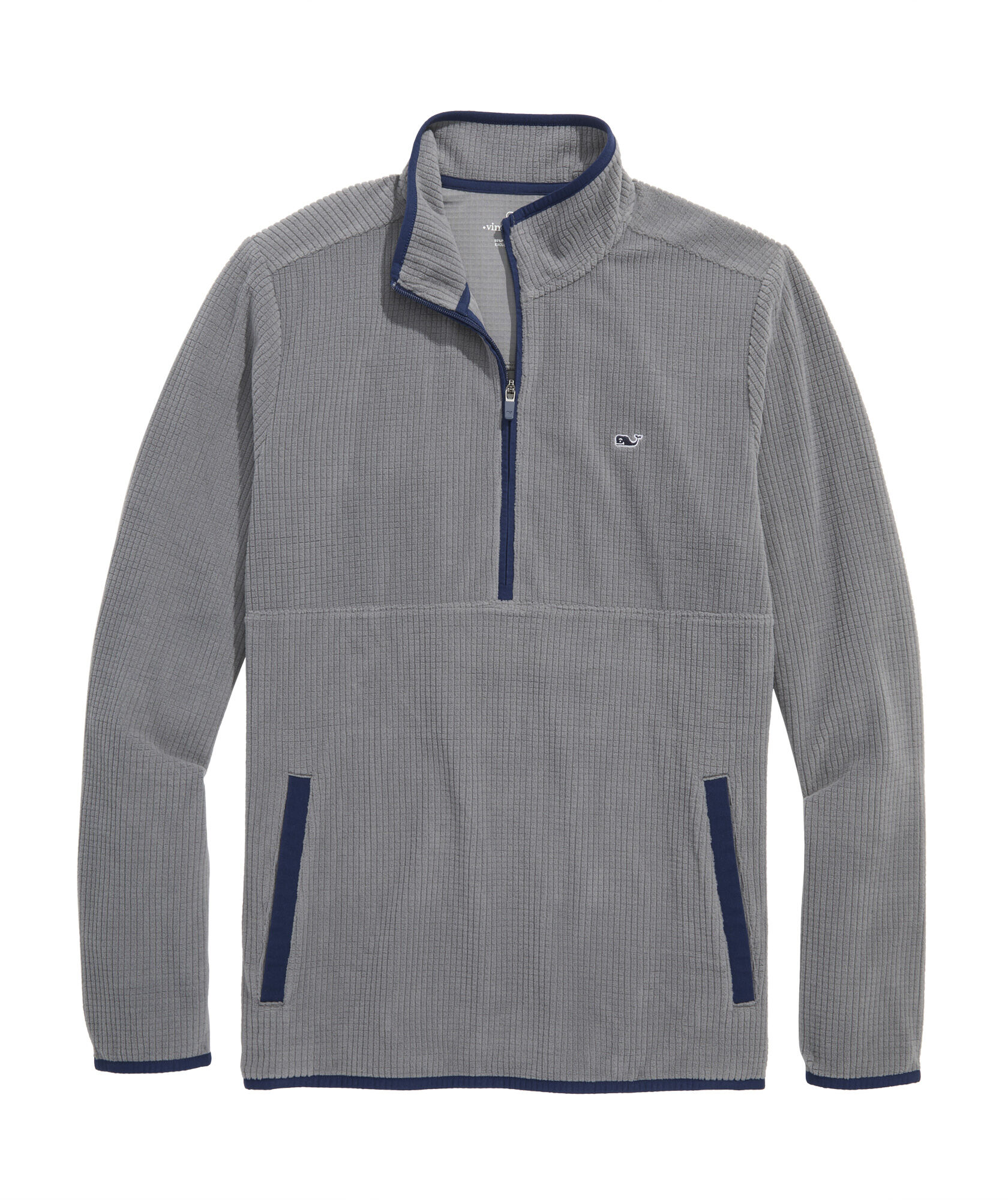Shop OUTLET Grid Fleece Quarter-Zip at vineyard vines