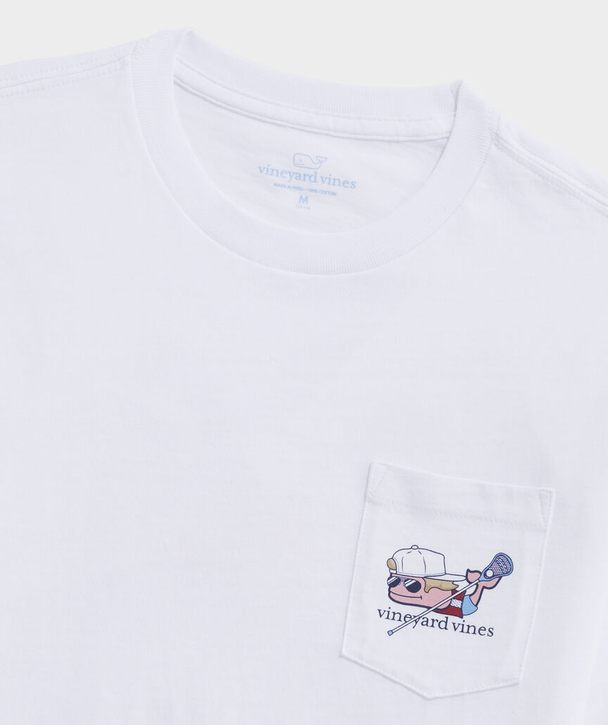 Boys' Beach Lax Bro Short-Sleeve Pocket Tee