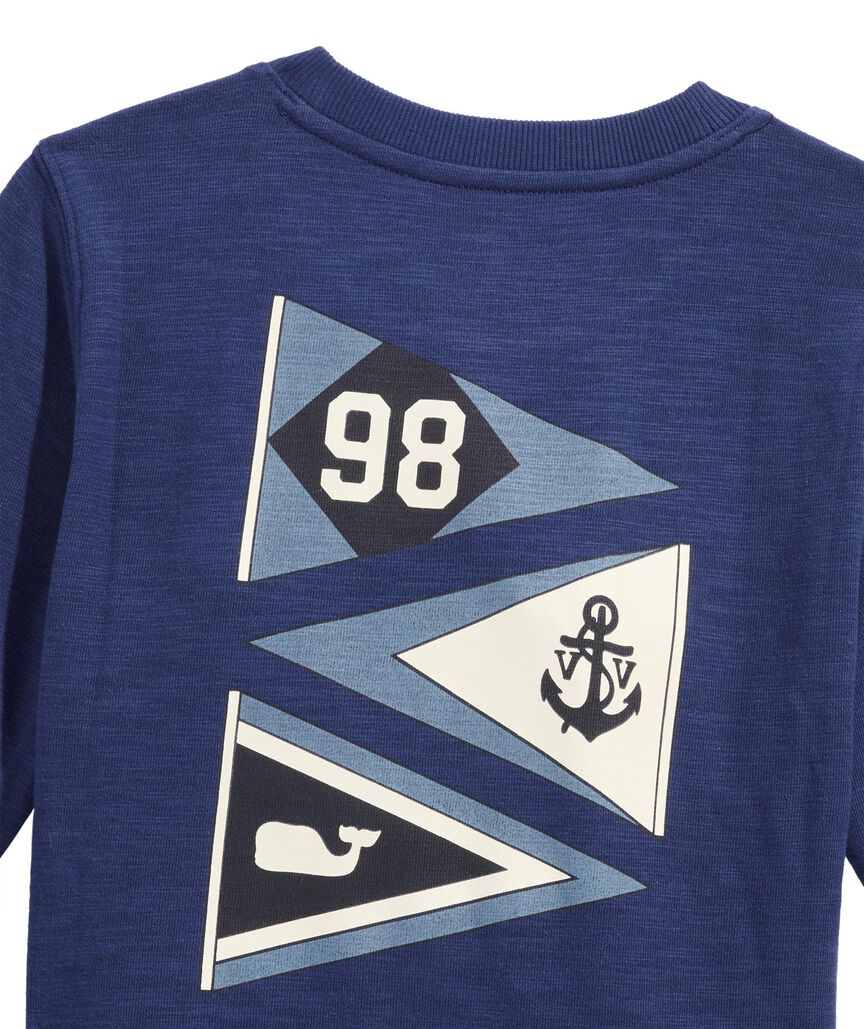 OUTLET Boys' Burgee Graphic Slub Crewneck