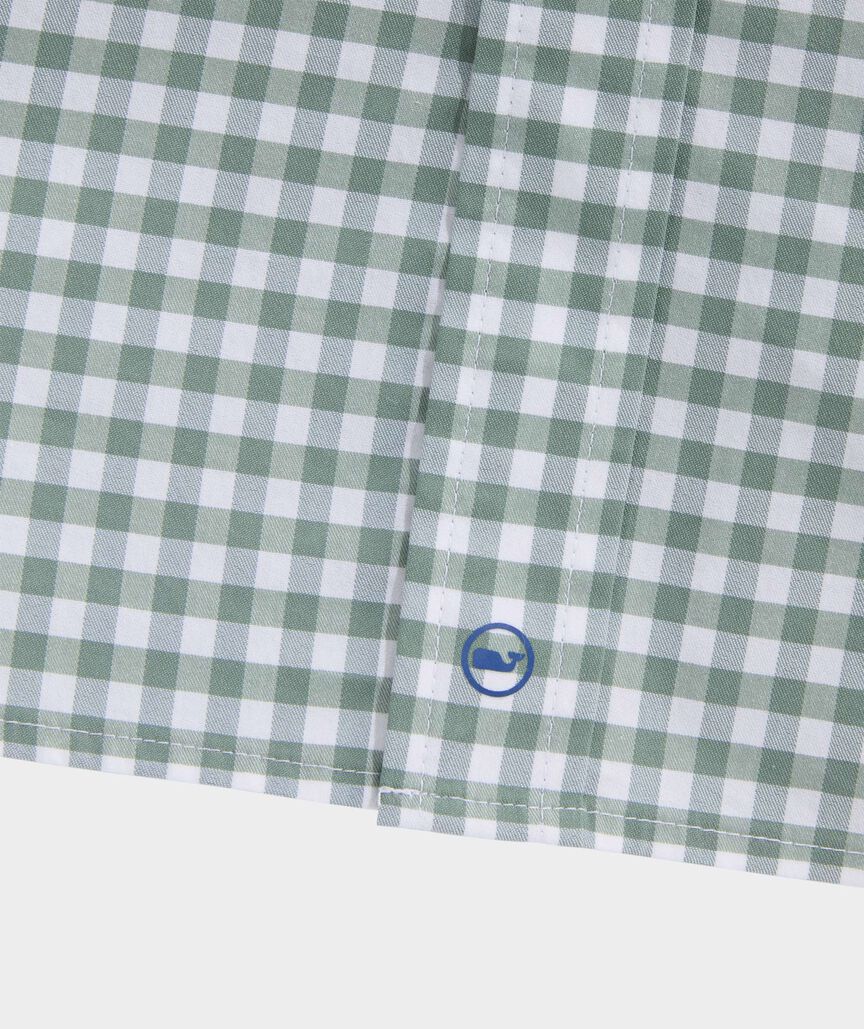 Performance Cotton Skysail Gingham Shirt