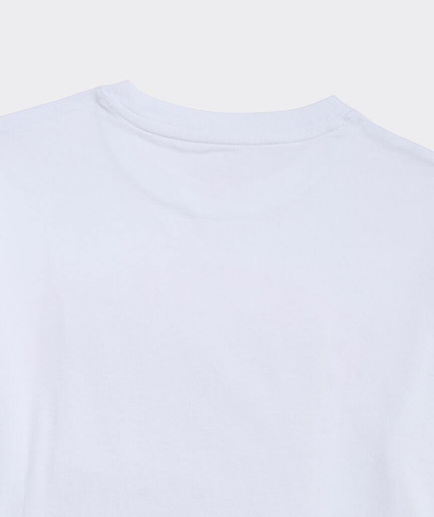 Girls' vineyard vines Varsity Text Long-Sleeve Boxy Tee