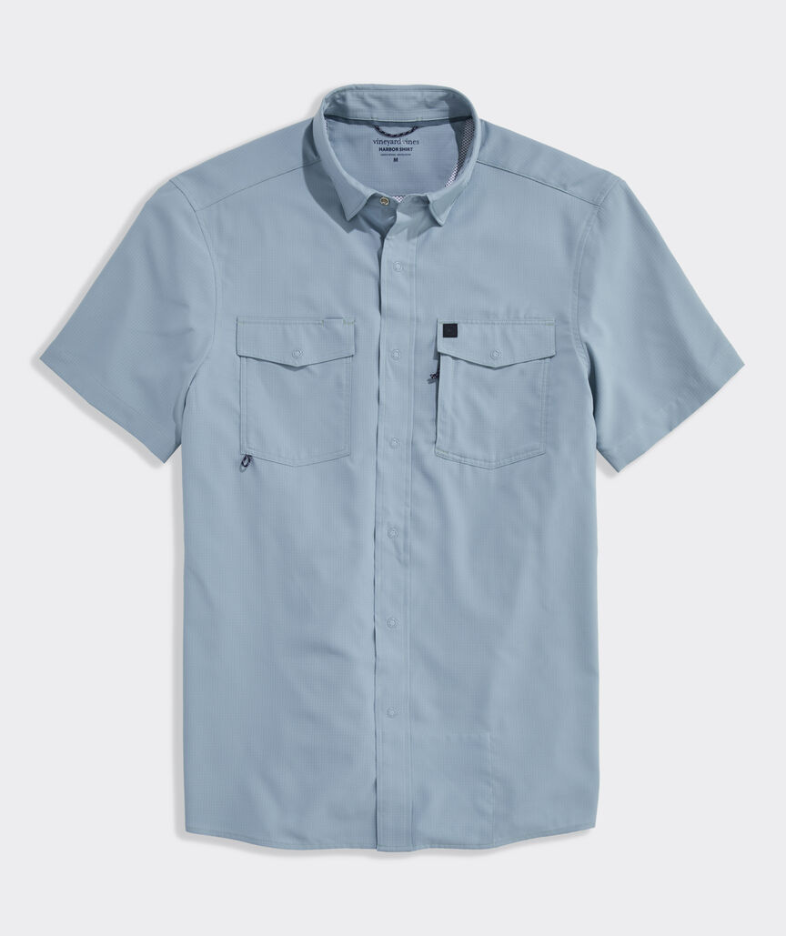 Performance Masthead Solid Short-Sleeve Harbor Shirt