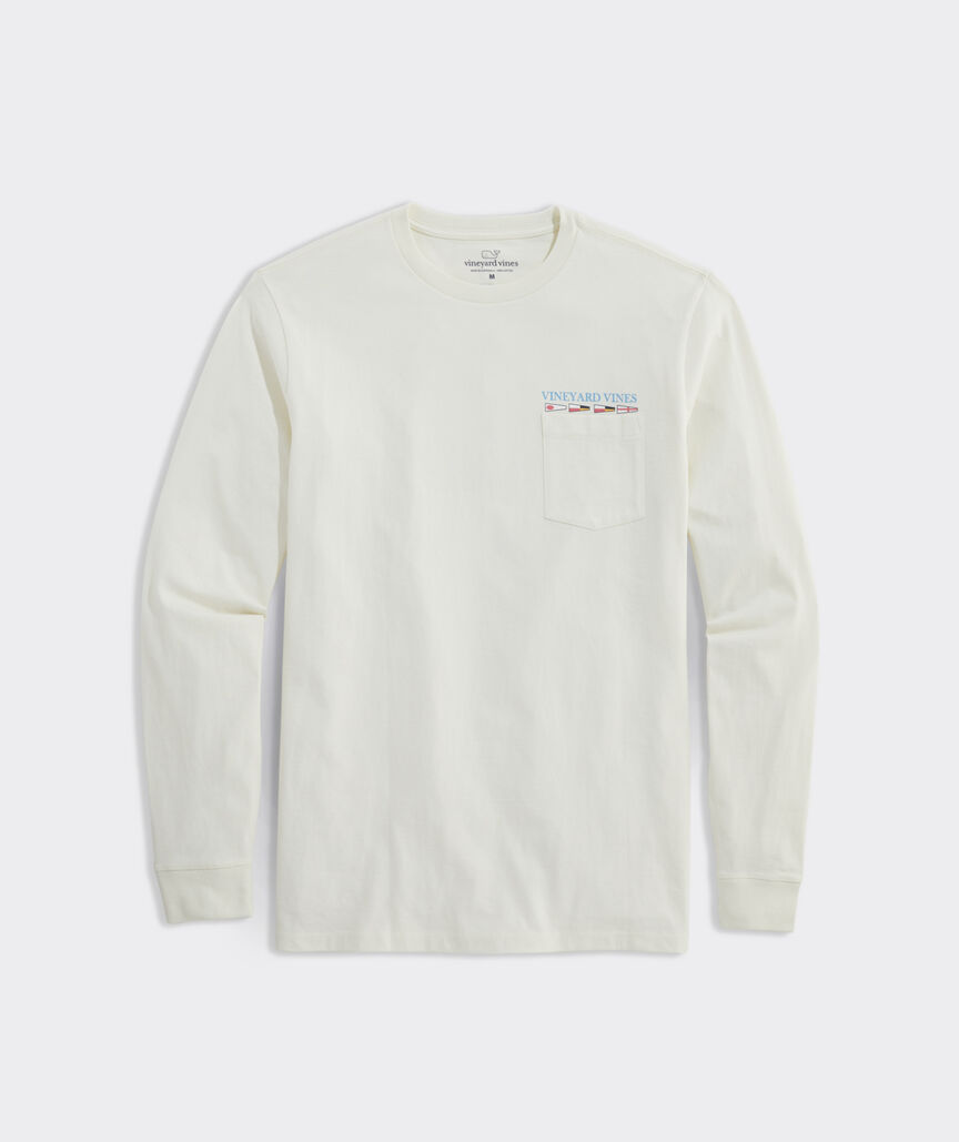 Edgartown Lighthouse Long-Sleeve Pocket Tee