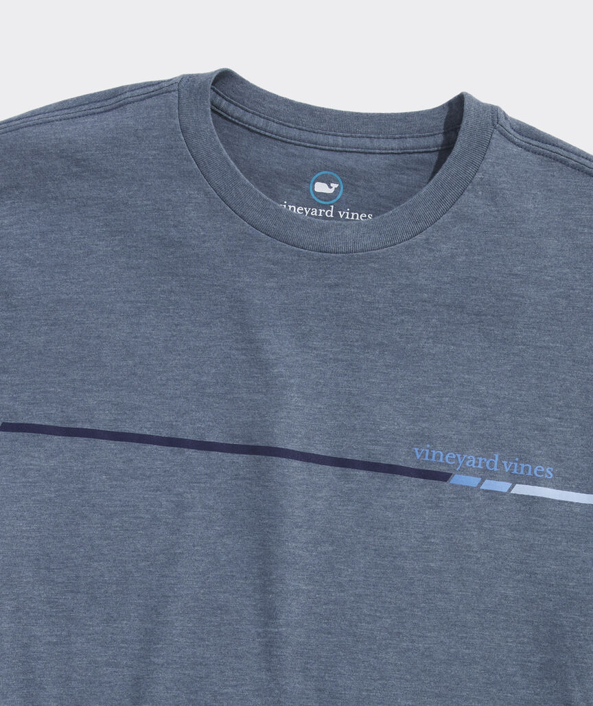 Active Stripe Short-Sleeve Dunes Tee