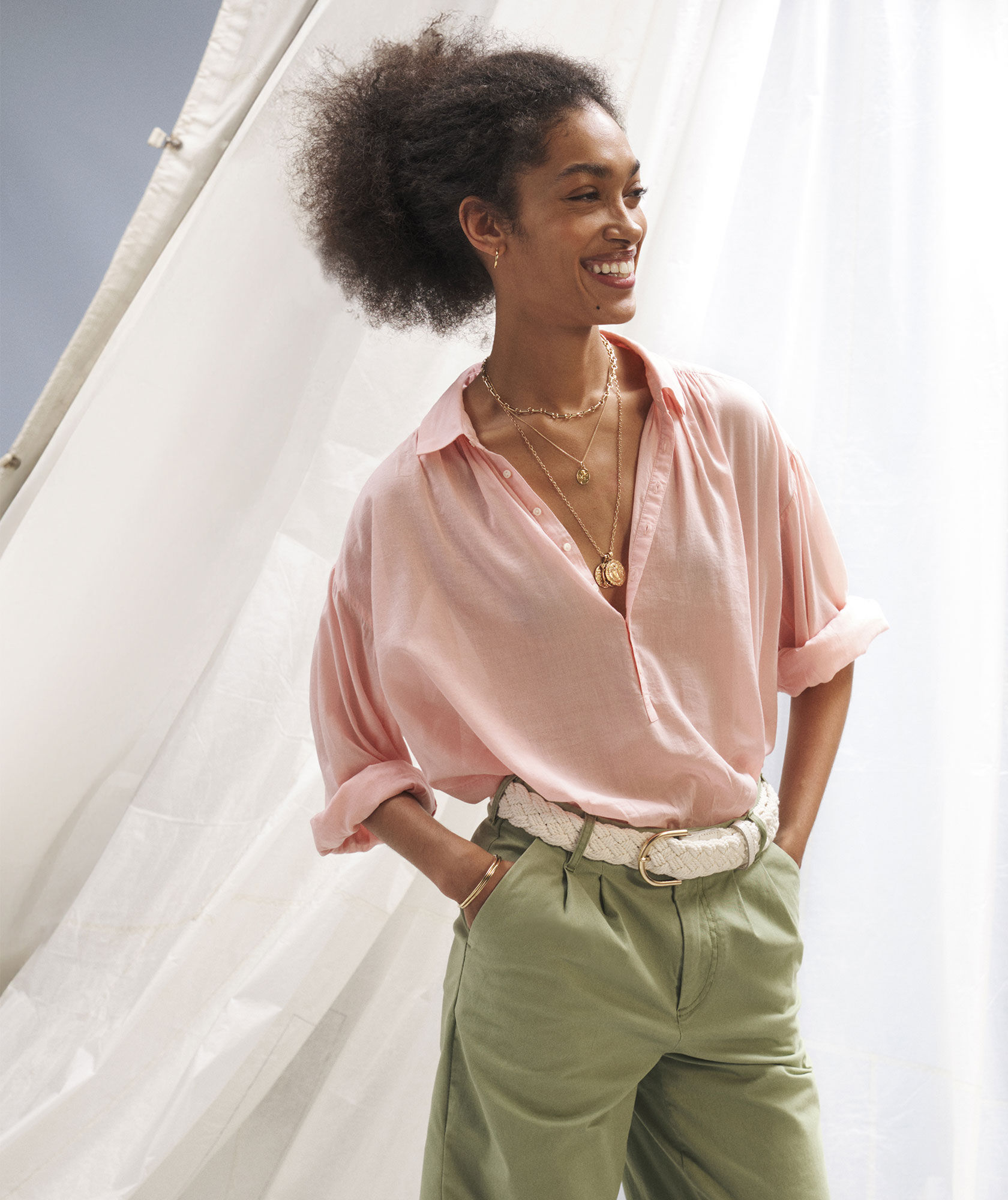 Lightweight Popover Shirt