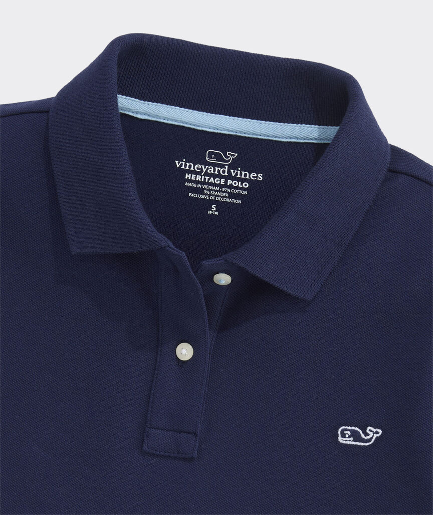 Girls' Heritage Pique Polo