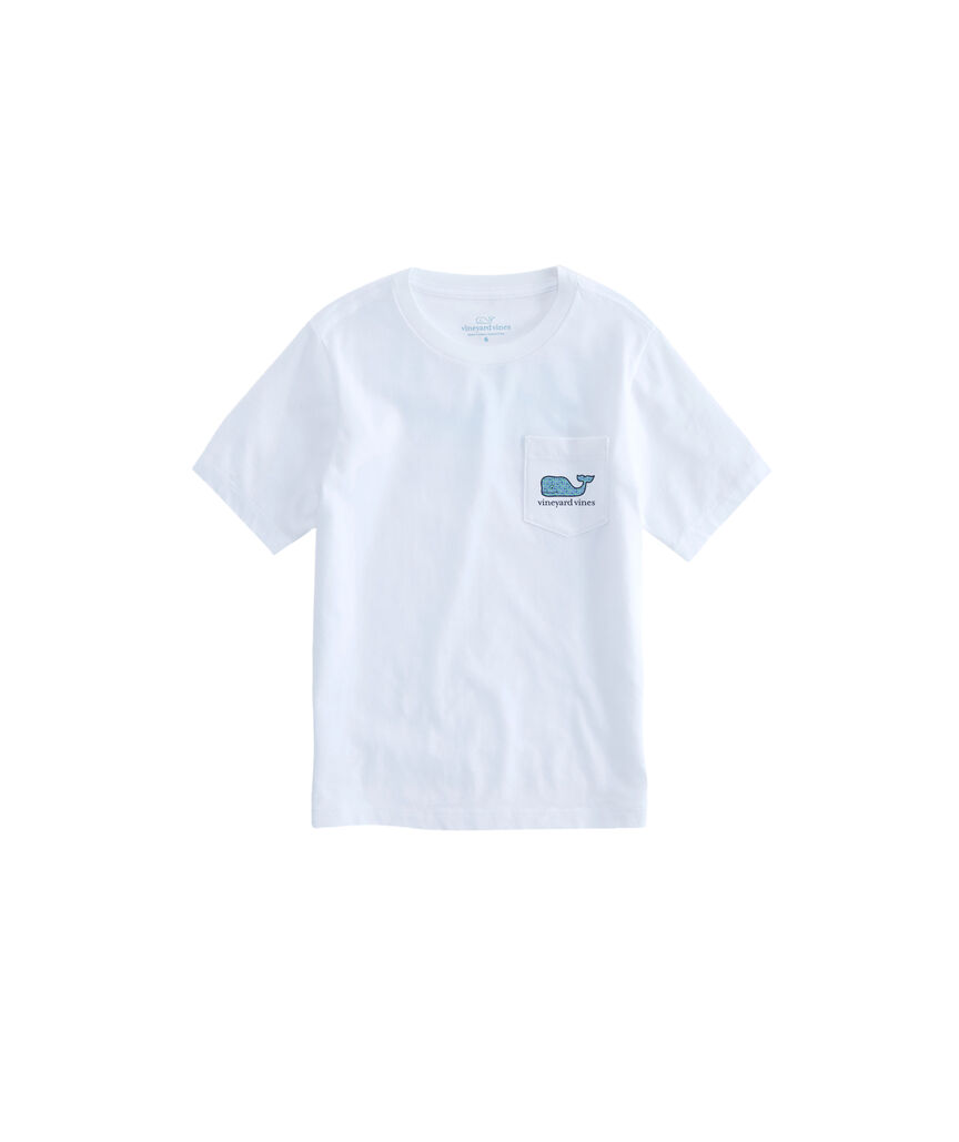 OUTLET Boys' Puzzle Whale Short-Sleeve Pocket Tee