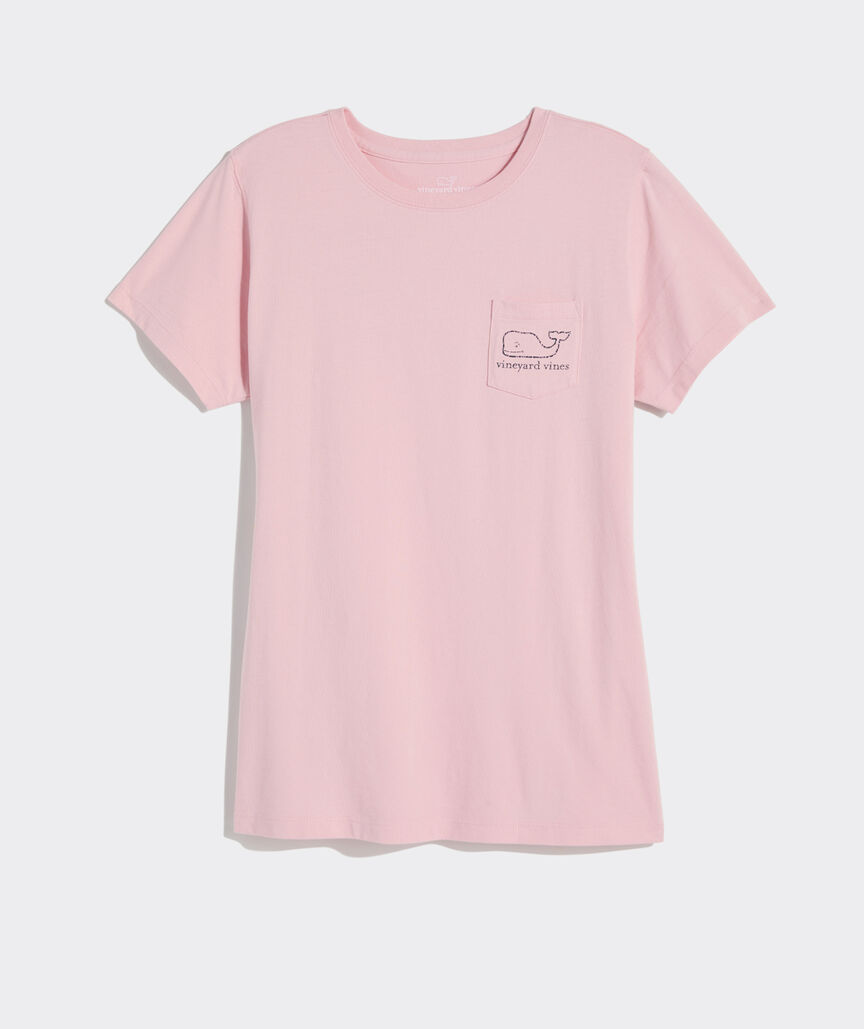 Women's Vintage Whale Short-Sleeve Pocket Tee