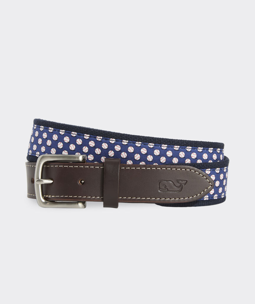 Micro Baseball Canvas Club Belt