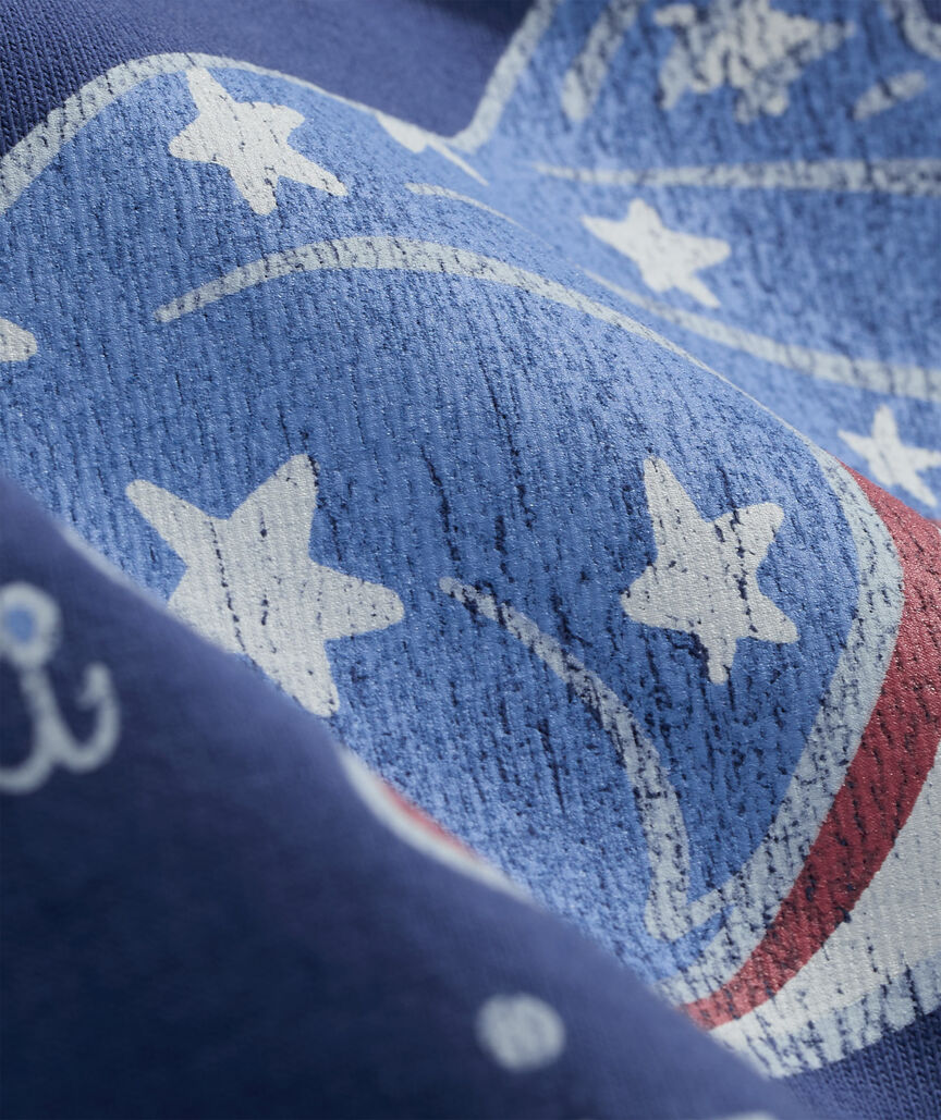 Flag Red Fish Short-Sleeve Pocket Tee