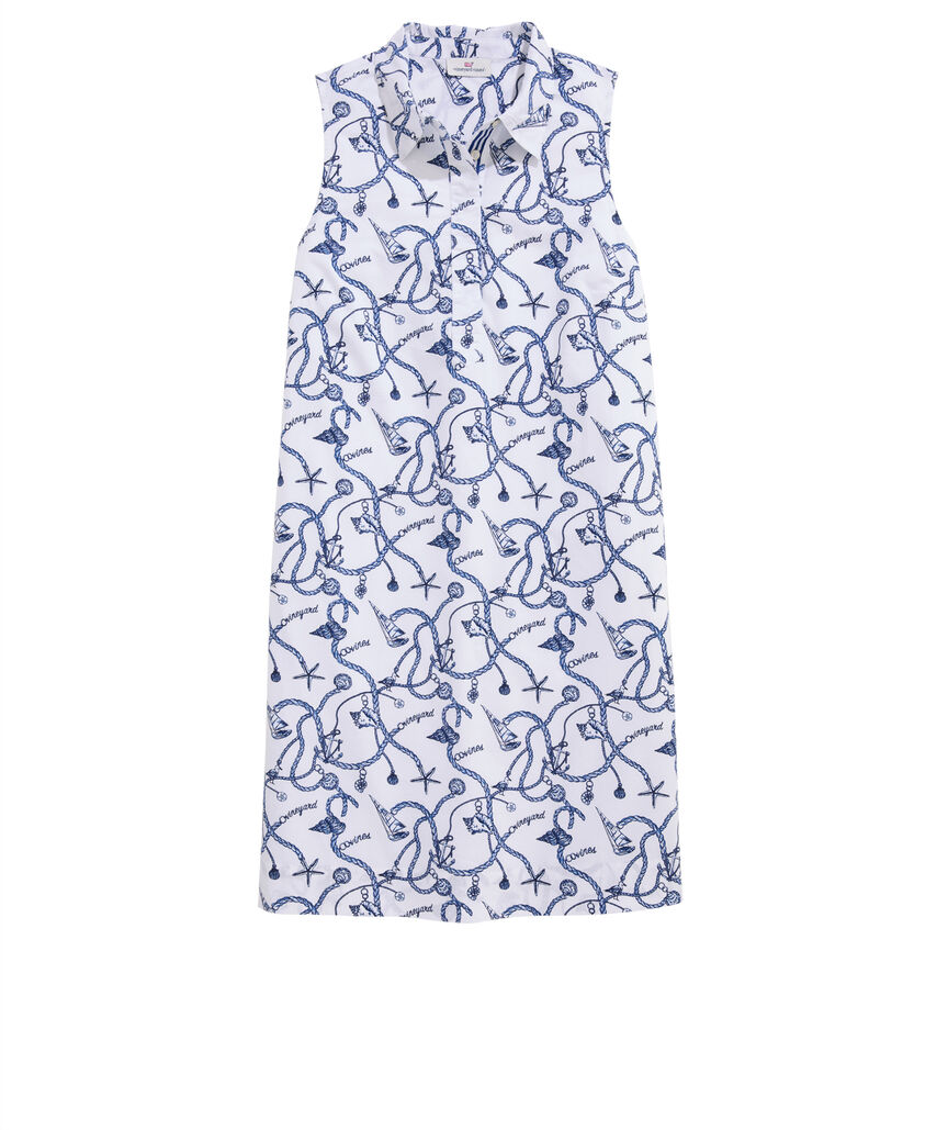 OUTLET Women's  Rope Toile Sleeveless Popover Dress