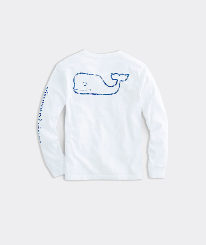 Kids' Vintage Whale Long-Sleeve Graphic Tee