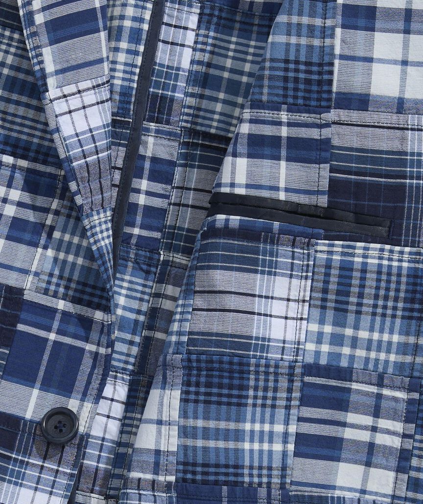 Indigo Patchwork Blazer