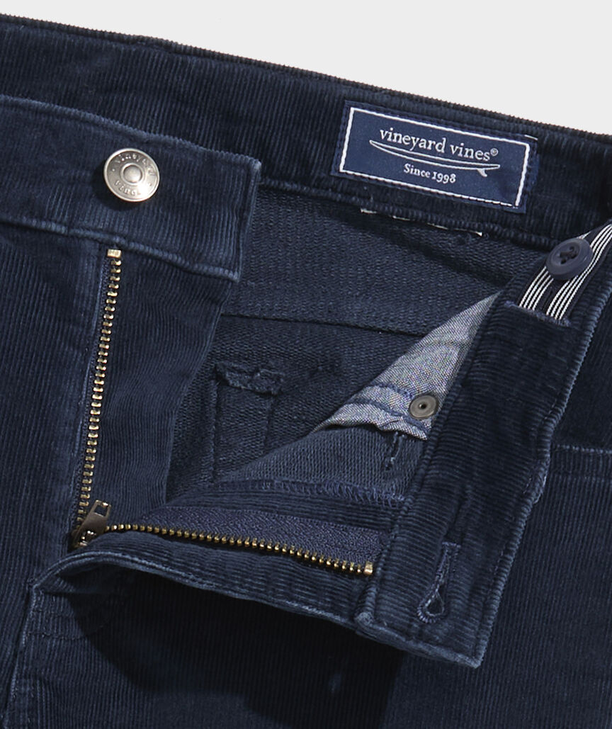 Boys' Stretch Terry Cord 5-Pocket Pants