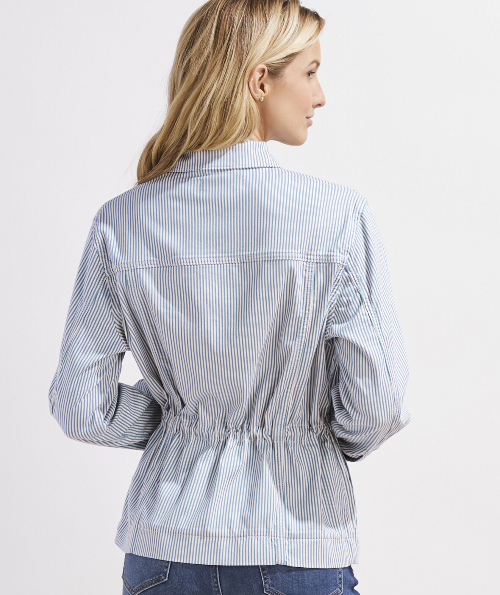 Shop Railroad Stripe Utility Jacket at 