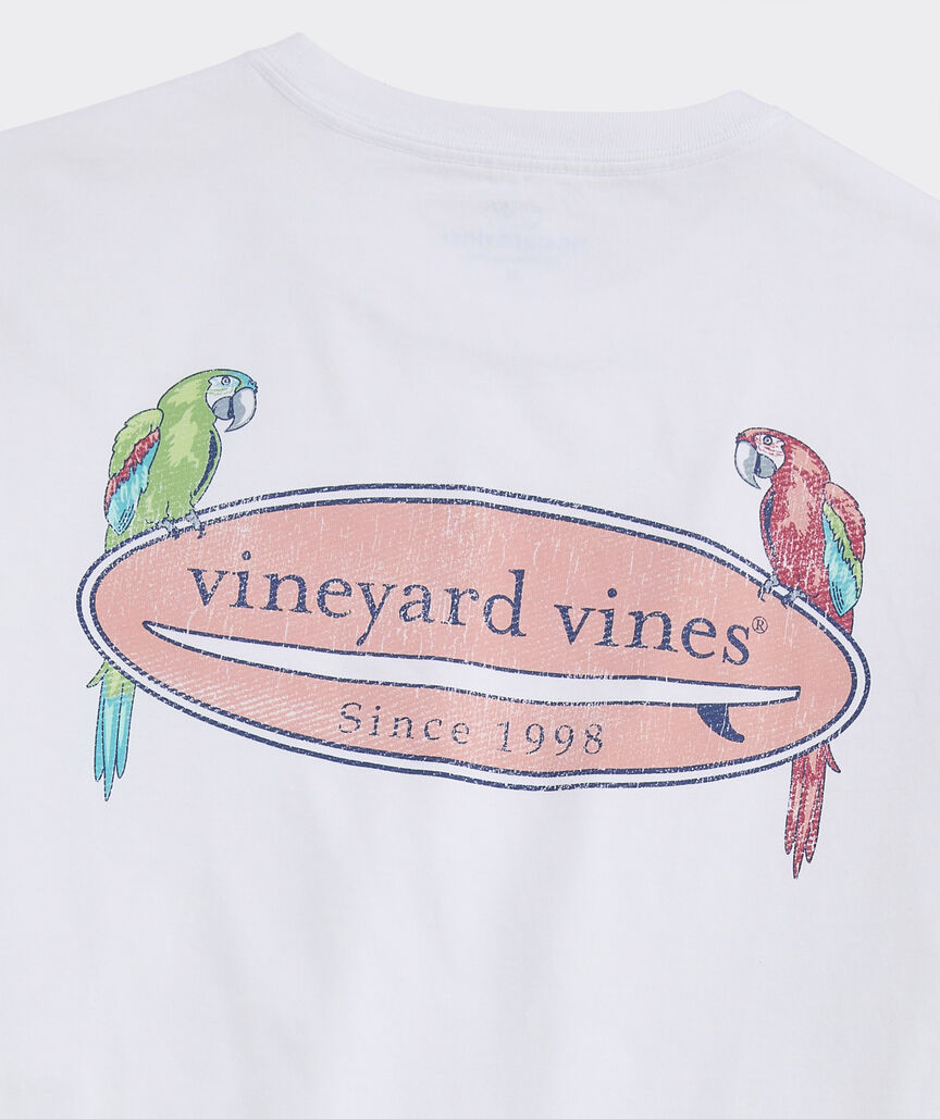 Parrot Surf Logo Short-Sleeve Pocket Tee