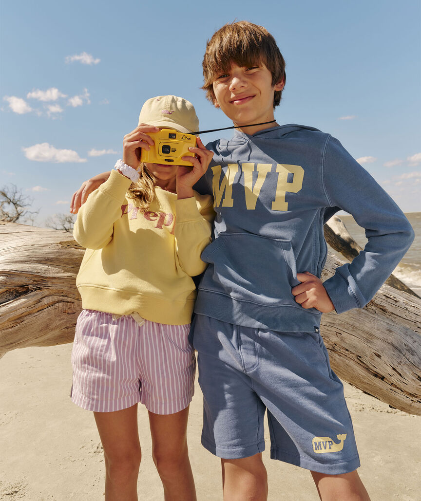 Boys' French Terry Graphic Hoodie