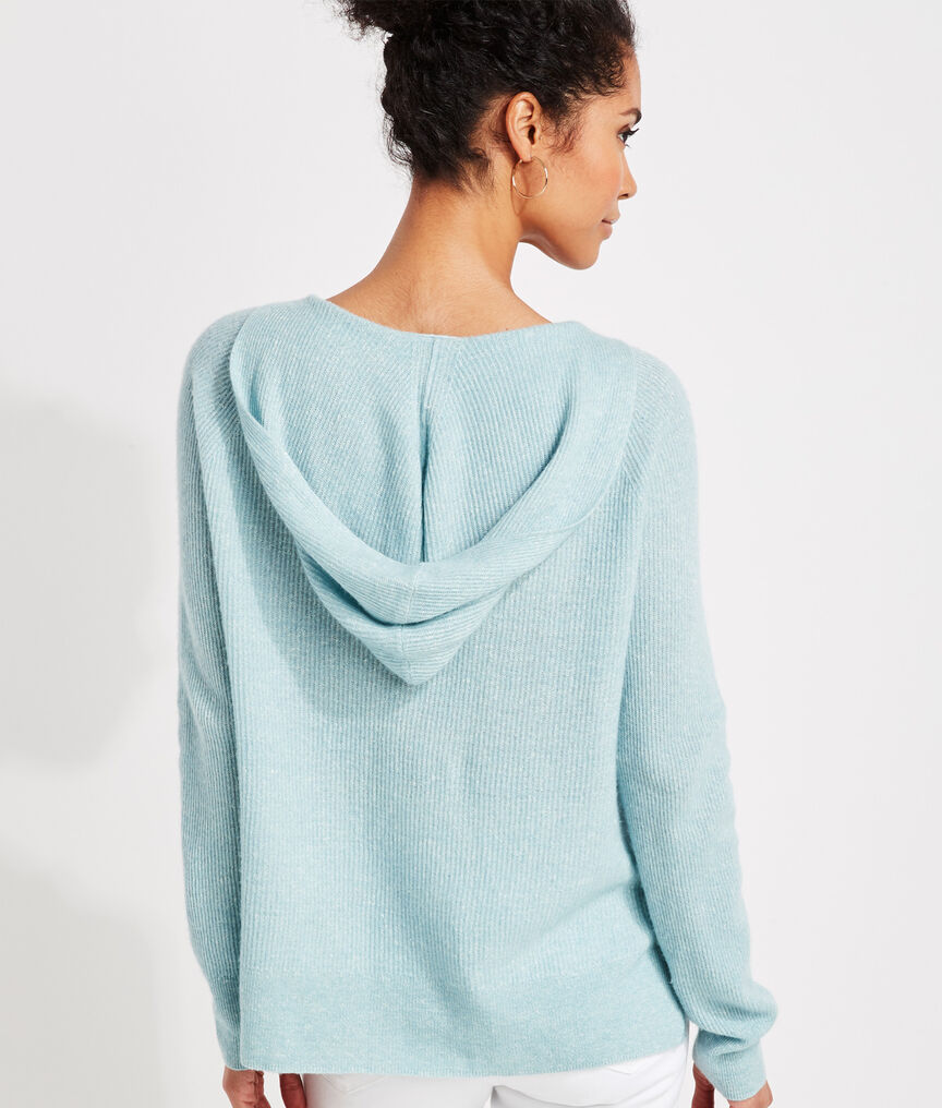 Cashmere Linen Hoodie Sweater