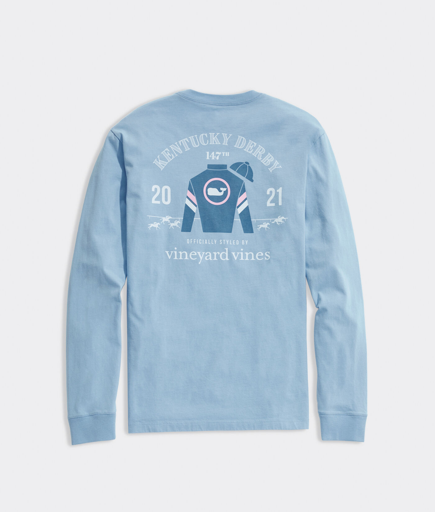 Shop Kentucky Derby Jockey Silk LongSleeve Pocket Tee at vineyard vines