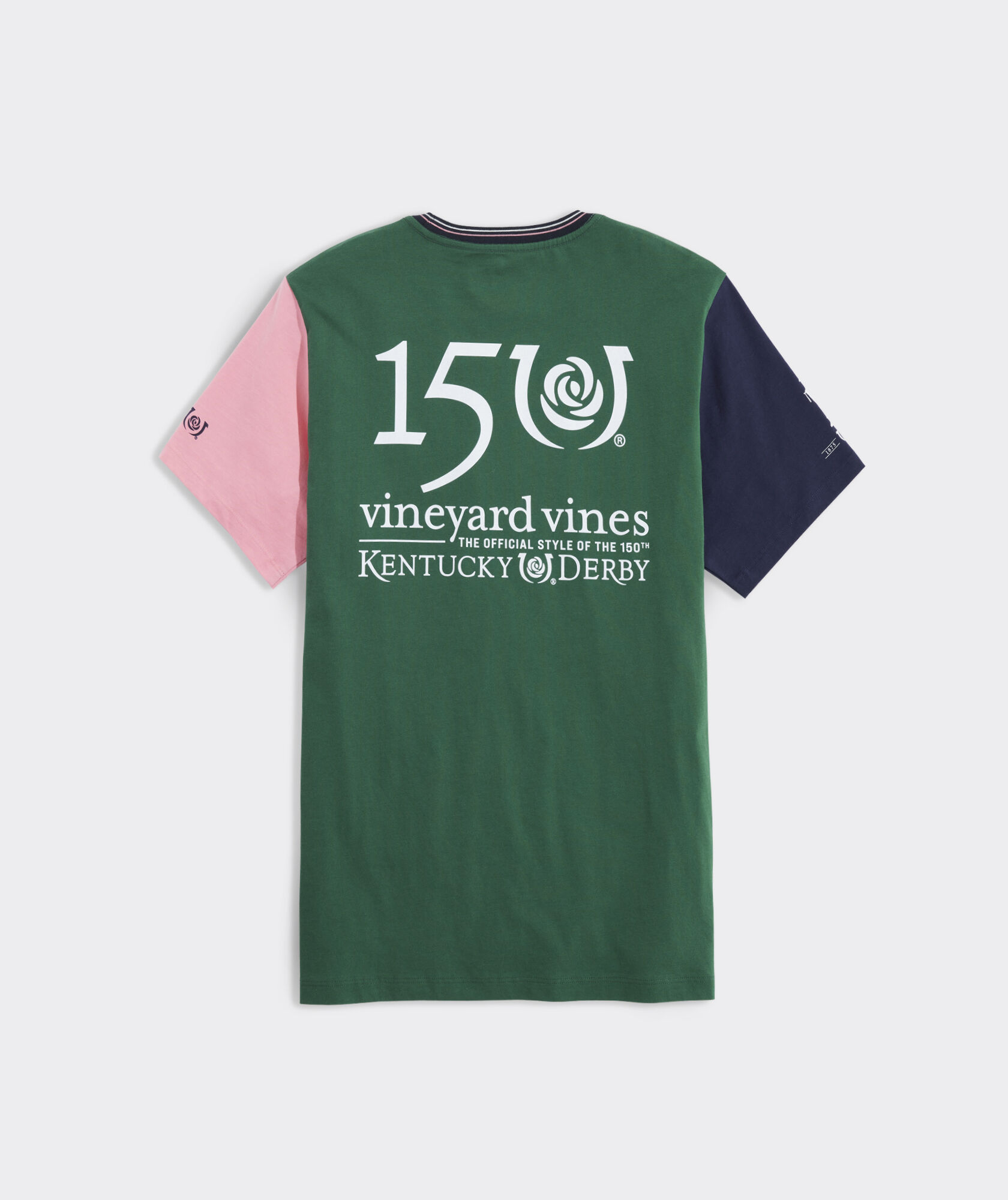 Kentucky Derby Colorblock 150th Logo Short-Sleeve Tee