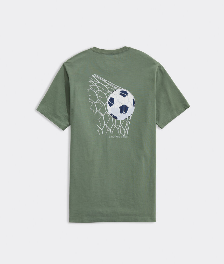 Soccer Goal Short-Sleeve Pocket Tee