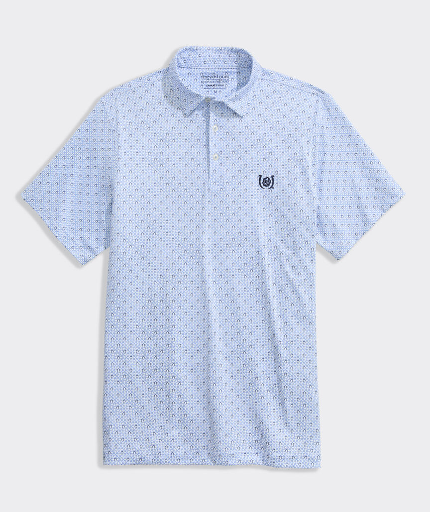 Kentucky Derby Performance Printed Sankaty Polo