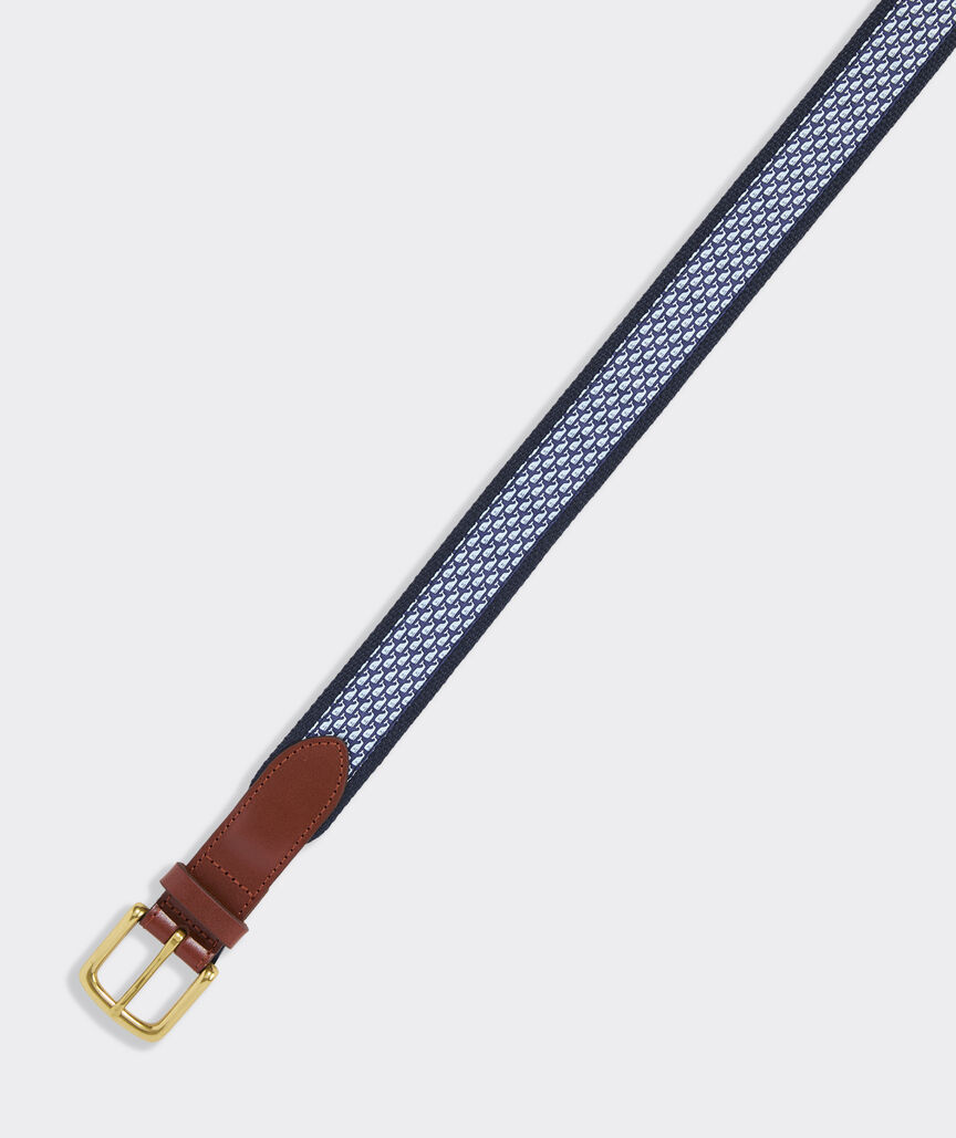 Vineyard Whale Canvas Club Belt