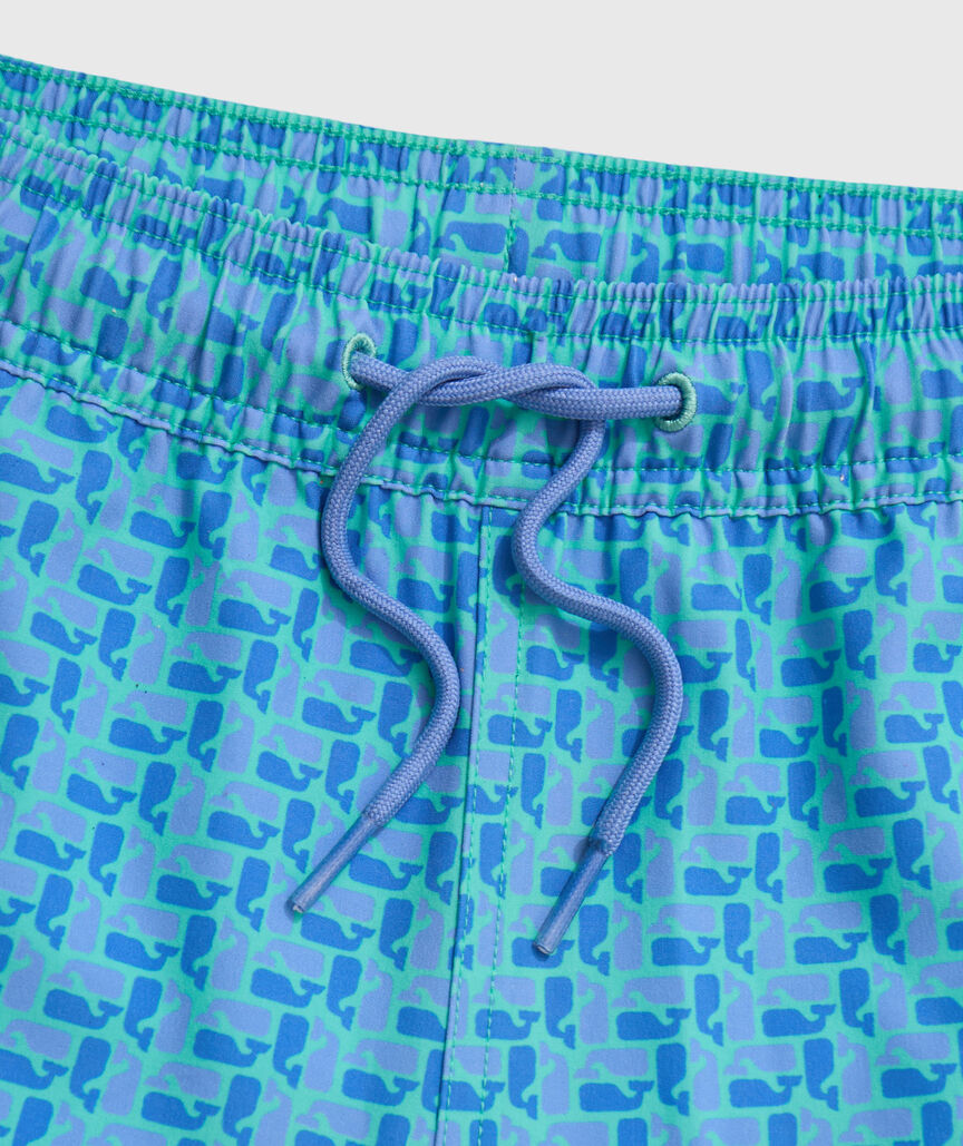 OUTLET Boys' Puzzle Whale Chappy Swim Trunks