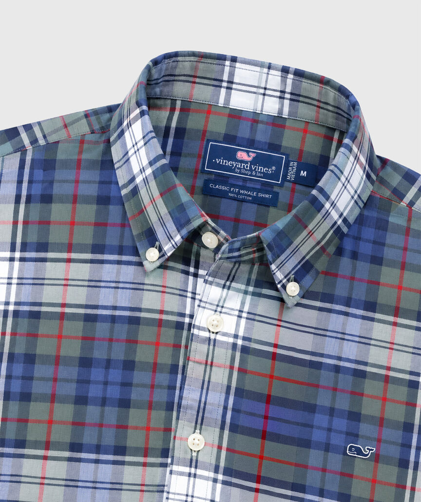 OUTLET Poplin Plaid Shirt