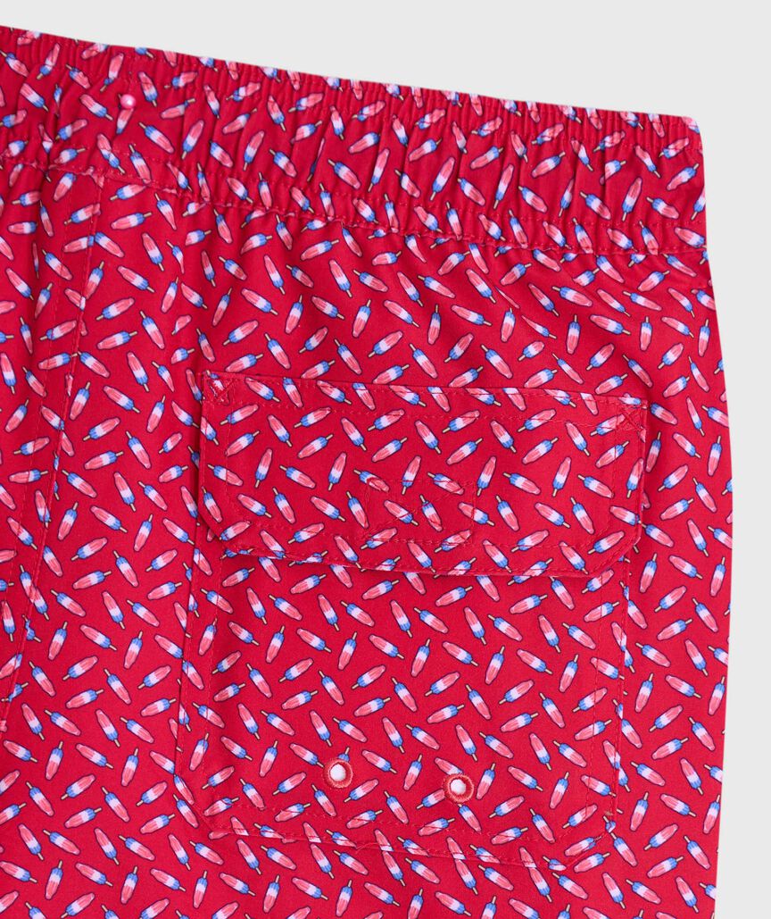 OUTLET Boys' Americana Bomb Pop Chappy Swim Trunks