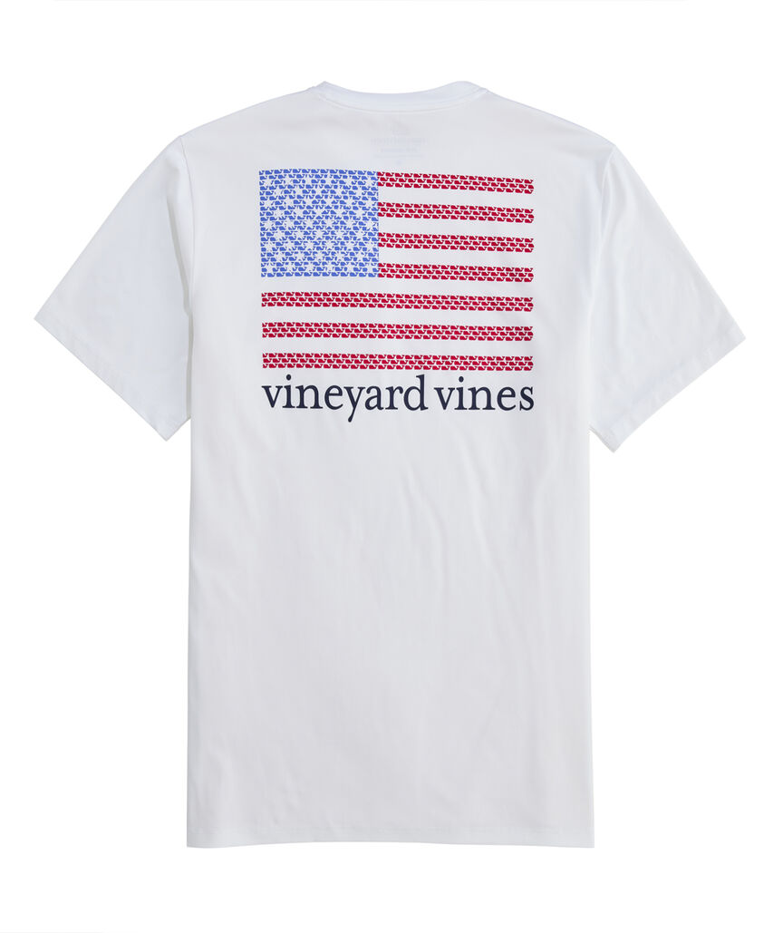 OUTLET Micro Whale Flag Short-Sleeve Performance Tee