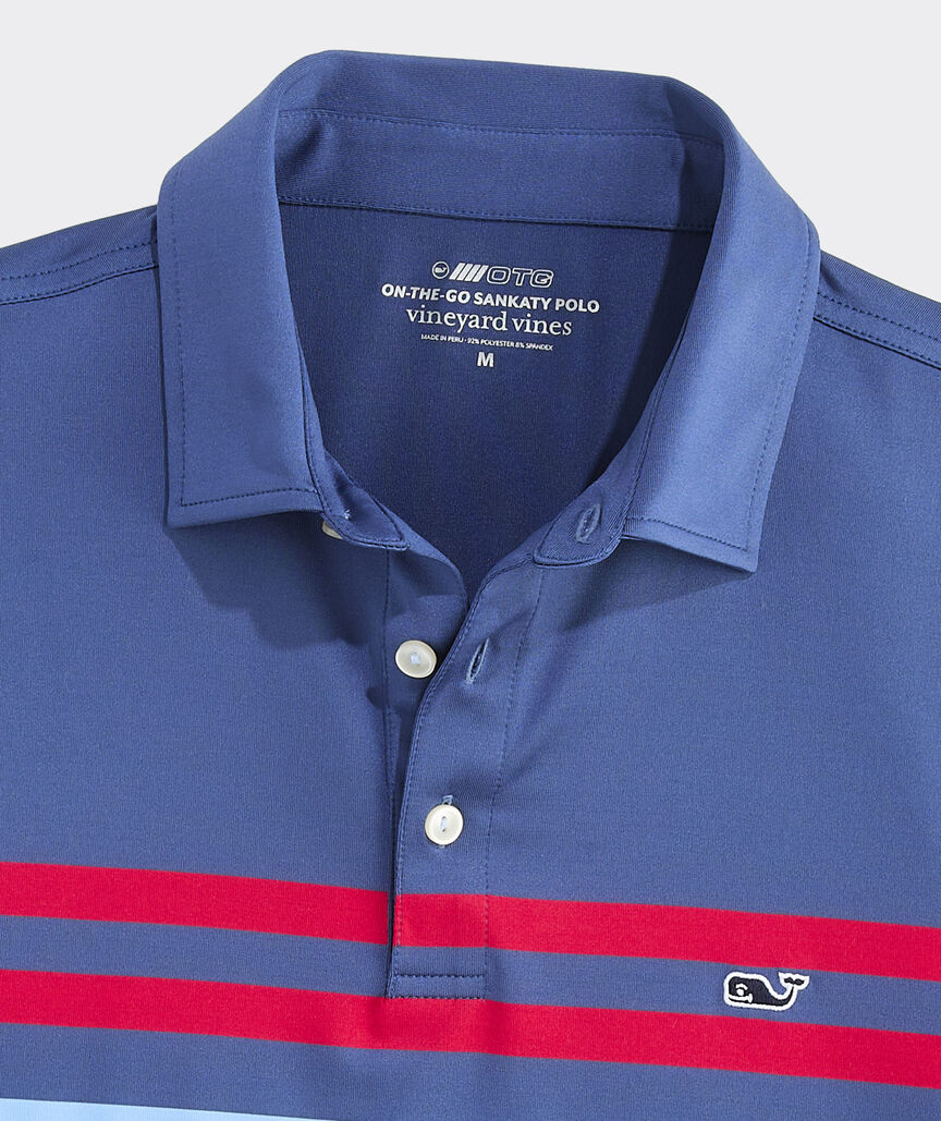 Performance Chest Stripe Sankaty Polo