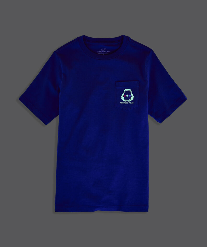 Boys' Glow-In-The-Dark Fourth of JAW-ly Short-Sleeve Pocket Tee