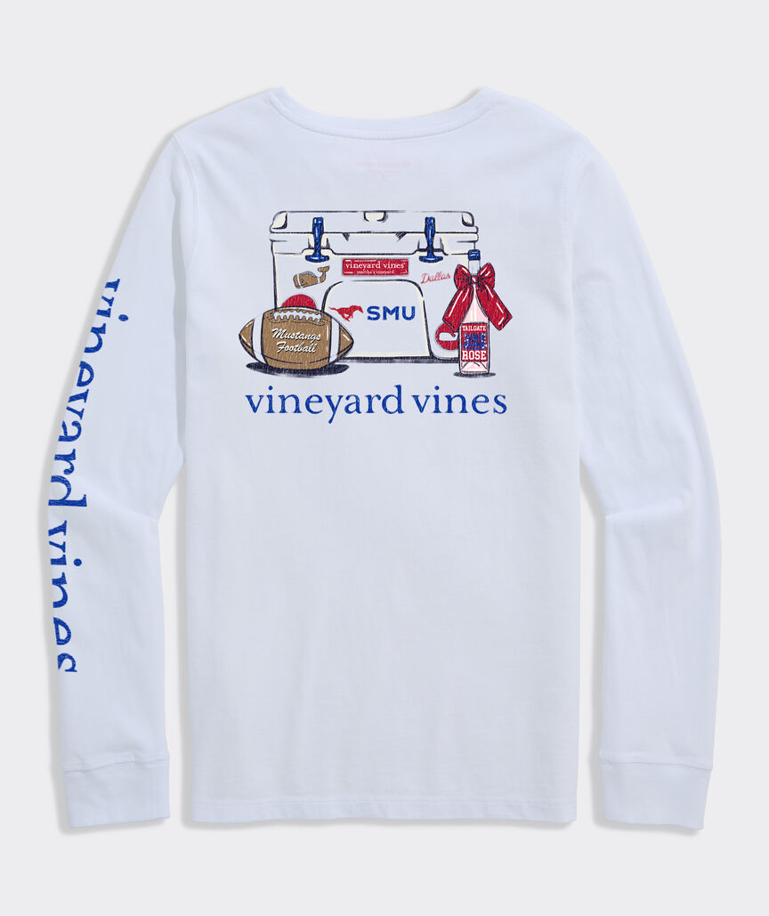 SMU Women's Tailgate Long-Sleeve Pocket Tee
