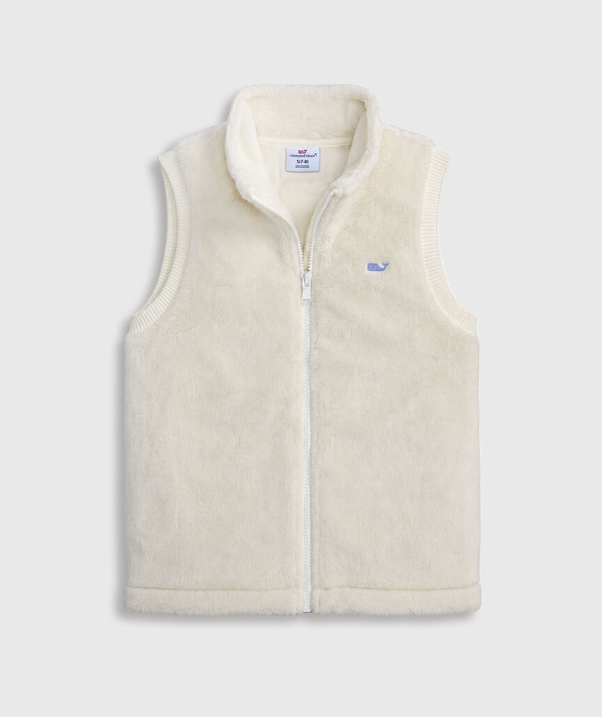 OUTLET Girls' Fuzzy Vest