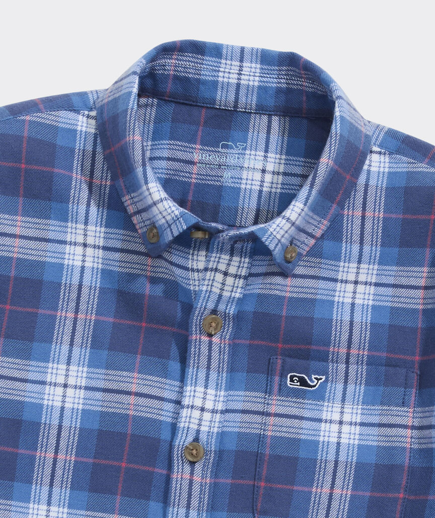 Boys' Muskeget Plaid Vineyard Flannel Shirt