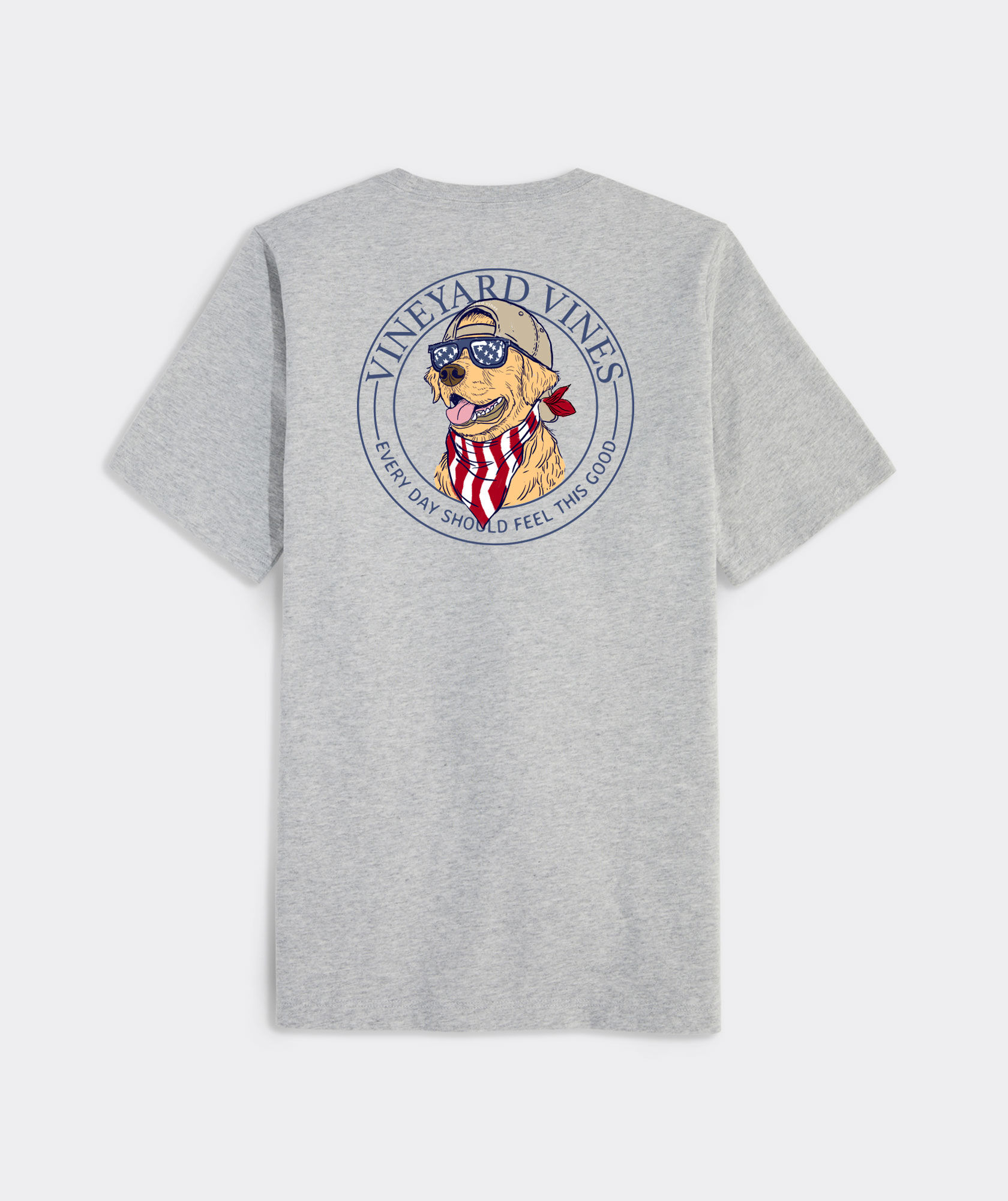 Boys' America Dog Short-Sleeve Pocket Tee